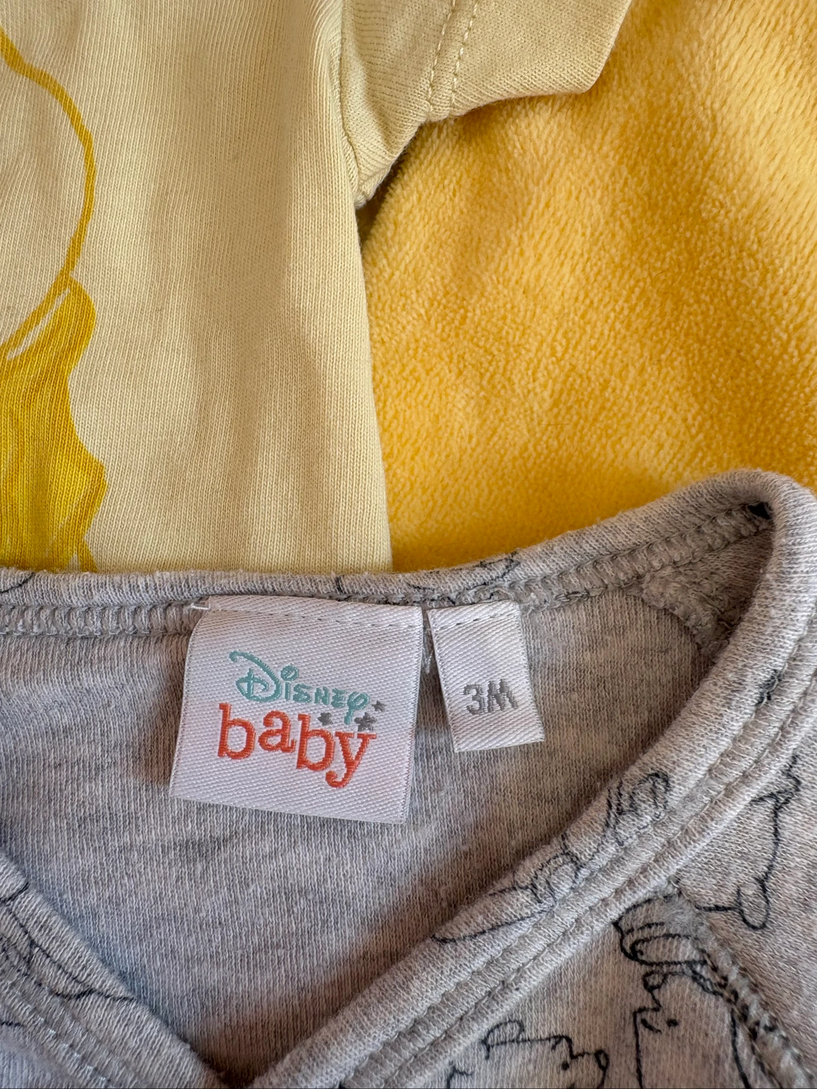 Lote Winnie Pooh Disney bebé 3 meses – 3 piezas – Excelente estado – photo 4
